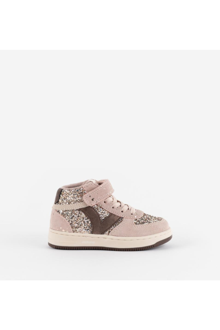 Victoria Sapatilhas Tiempo Tira e Elastico Glitter