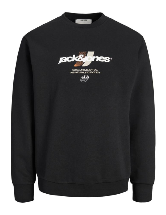 Jcoclub Branding Sweat Crew Neck Jnr - PRETO