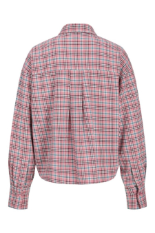 Jxjamie Check Flannel Ls Short Wvn Grl