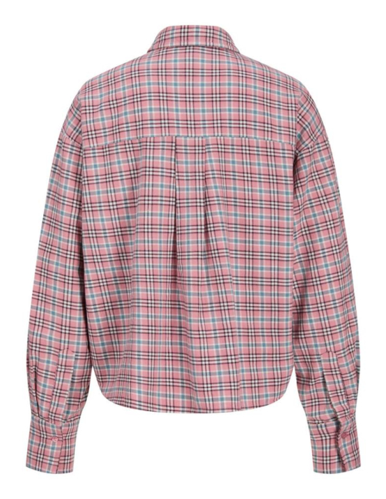 Jxjamie Check Flannel Ls Short Wvn Grl