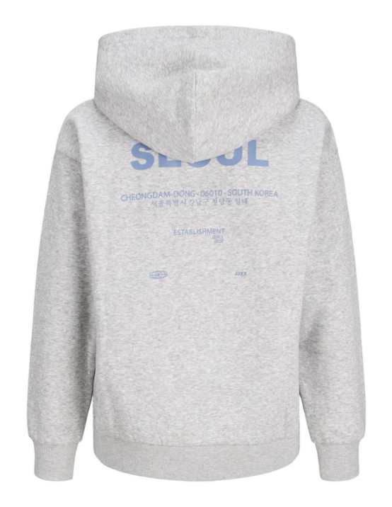 Jxnelly Ls Hood Swt Ln Grl - AZUL