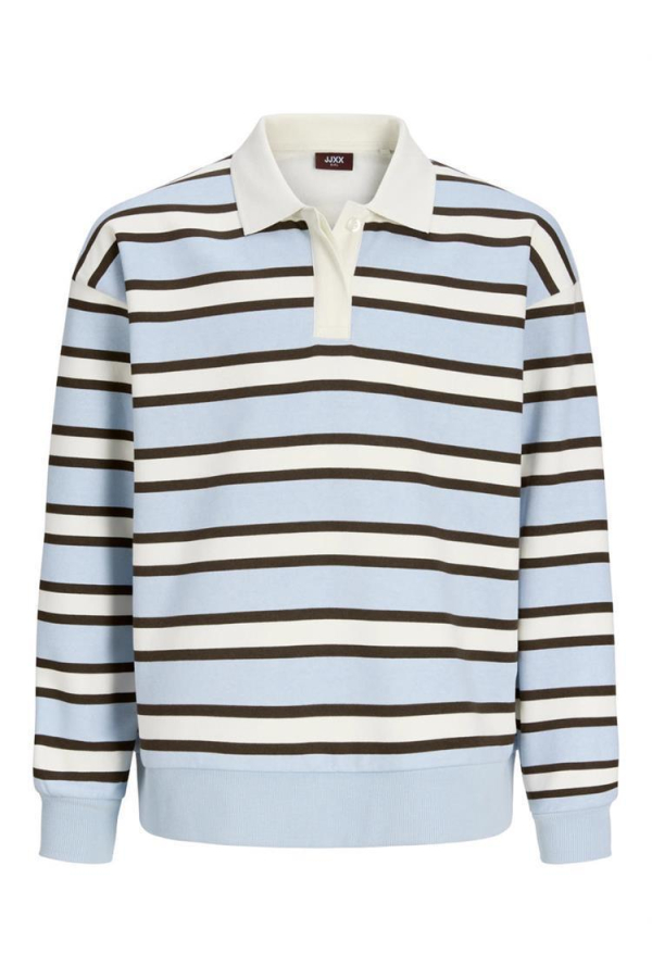 Jxpaloma Ls Stripe Polo Swt Grl