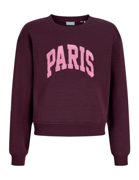 Jxtatum Terry Patch Crew Swt Grl - BRANCO