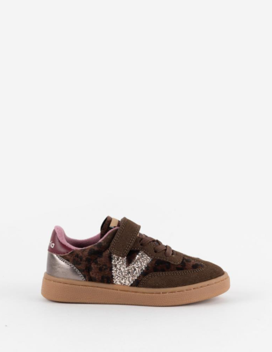 Victoria Sapatilhas Oslo Tira e Elastico Animal Print
