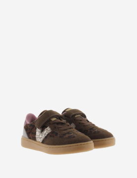 Victoria Sapatilhas Oslo Tira e Elastico Animal Print