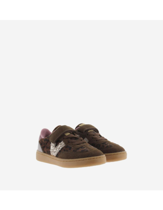 Victoria Sapatilhas Oslo Tira e Elastico Animal Print