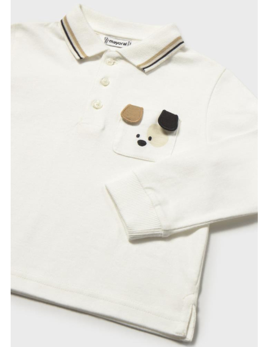 Mayoral Polo M/Comp. Liso Detalhes