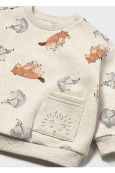 Mayoral Sweat Estampada Dinossauros