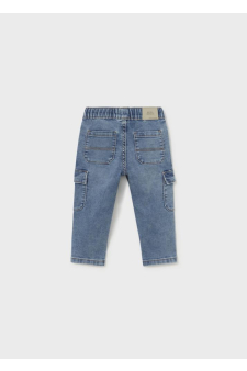 Mayoral Calça Soft Denim Cargo