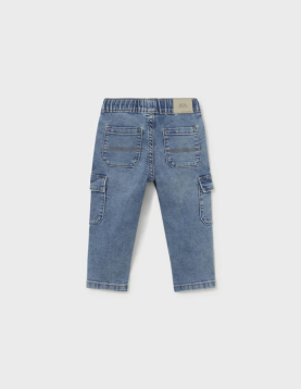 Mayoral Calça Soft Denim Cargo