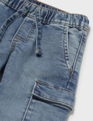 Mayoral Calça Soft Denim Cargo