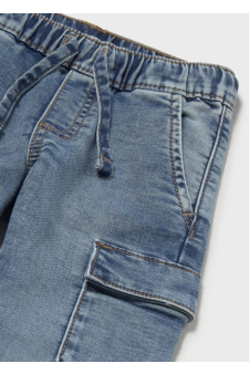Mayoral Calça Soft Denim Cargo