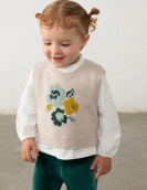 Mayoral Conj. Calça Colete Trico