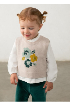 Mayoral Conj. Calça Colete Trico