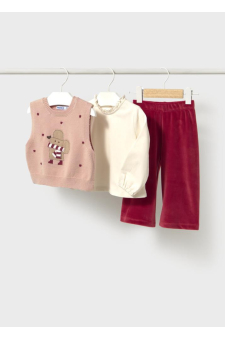 Mayoral Conj. Calça Colete Trico