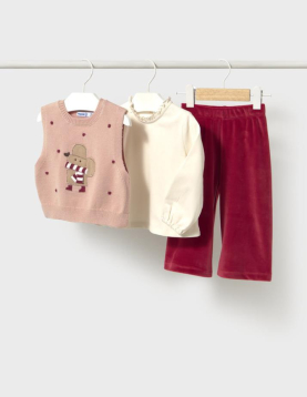 Mayoral Conj. Calça Colete Trico