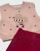 Mayoral Conj. Calça Colete Trico