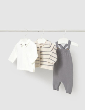 Mayoral Conj. Jardineira Tricot