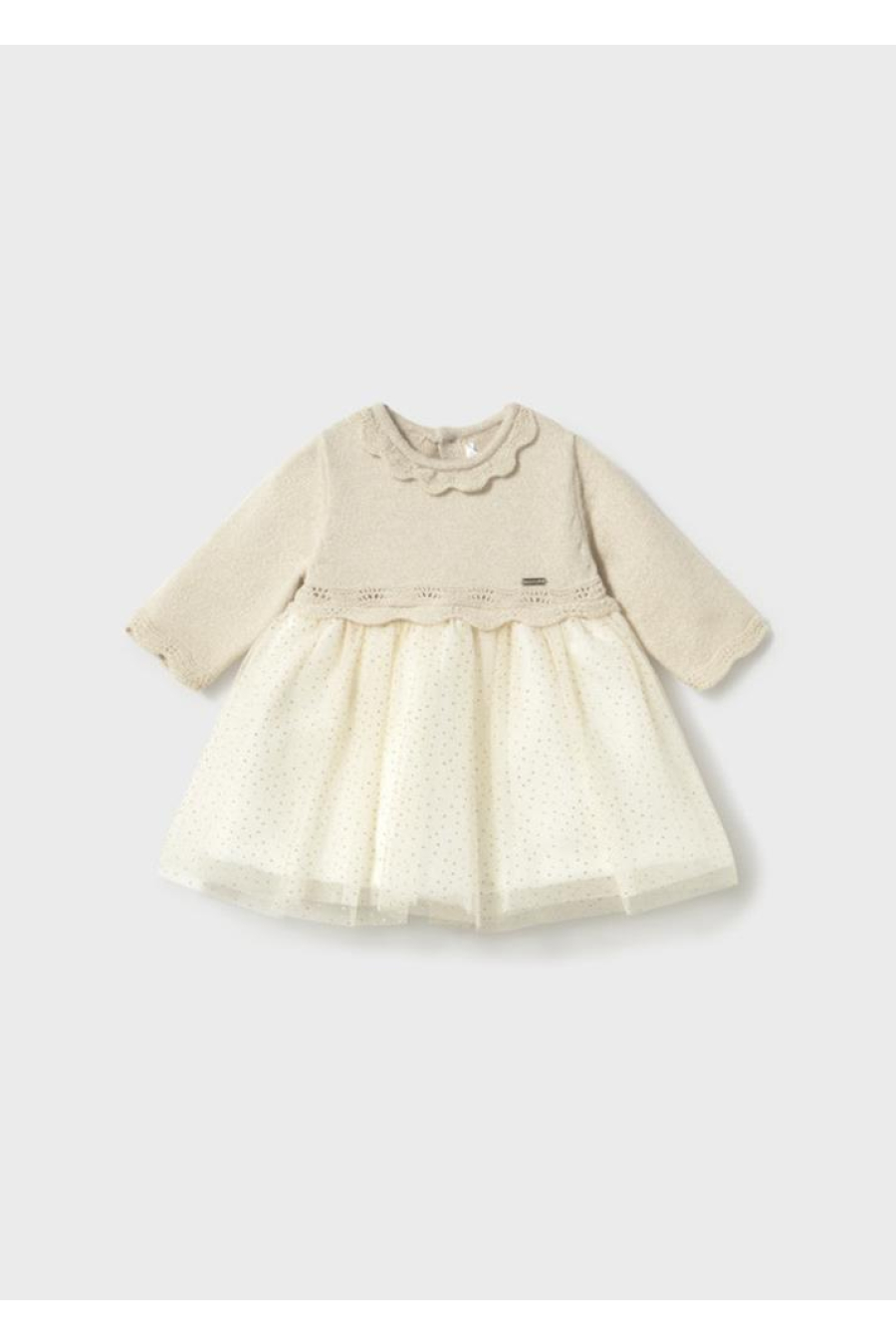 Mayoral Vestido Trico e Tule