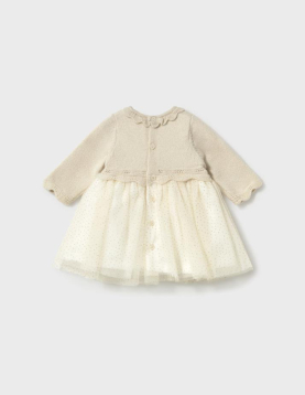 Mayoral Vestido Trico e Tule