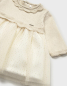 Mayoral Vestido Trico e Tule
