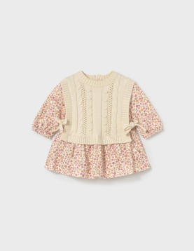 Mayoral Vestido C/ Colete Trico