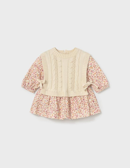 Mayoral Vestido C/ Colete Trico