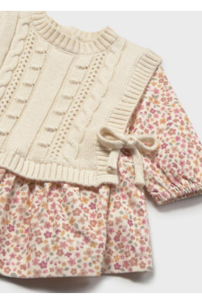 Mayoral Vestido C/ Colete Trico
