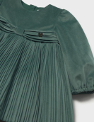 Mayoral Vestido Veludo Plissado