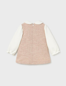 Mayoral Vestido Comb. Ponto Tweed
