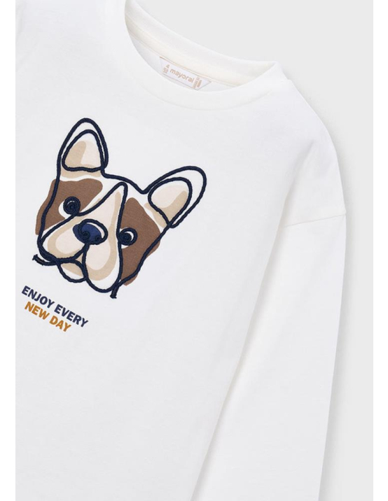 Mayoral Camiseta M/Comp. Bordada