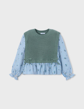 Mayoral Blusa/Colete Combinada