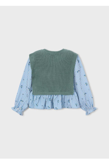 Mayoral Blusa/Colete Combinada