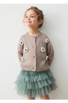 Mayoral Casaco Tricot Flores