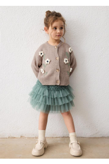 Mayoral Casaco Tricot Flores