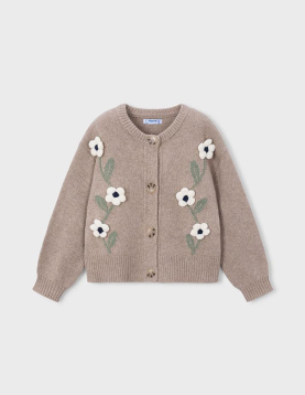 Mayoral Casaco Tricot Flores