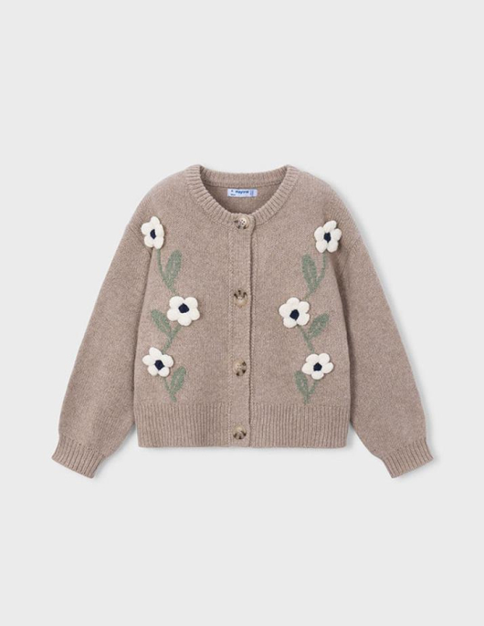 Mayoral Casaco Tricot Flores