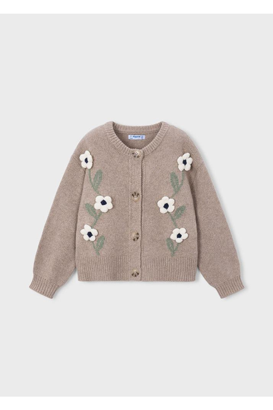 Mayoral Casaco Tricot Flores