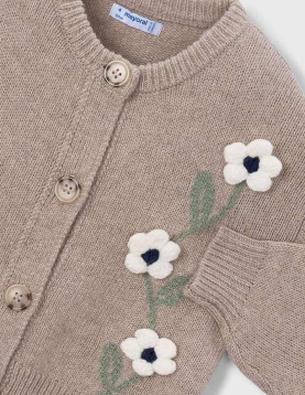 Mayoral Casaco Tricot Flores