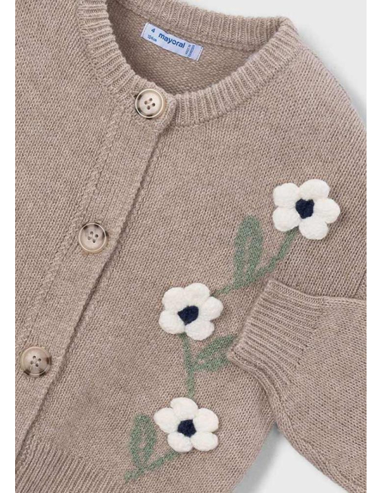 Mayoral Casaco Tricot Flores