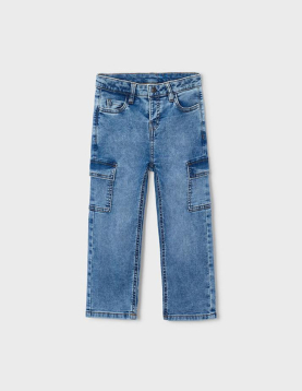 Mayoral Calça Soft Denim Cargo