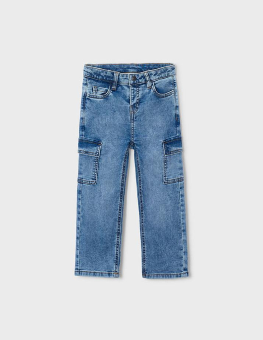 Mayoral Calça Soft Denim Cargo