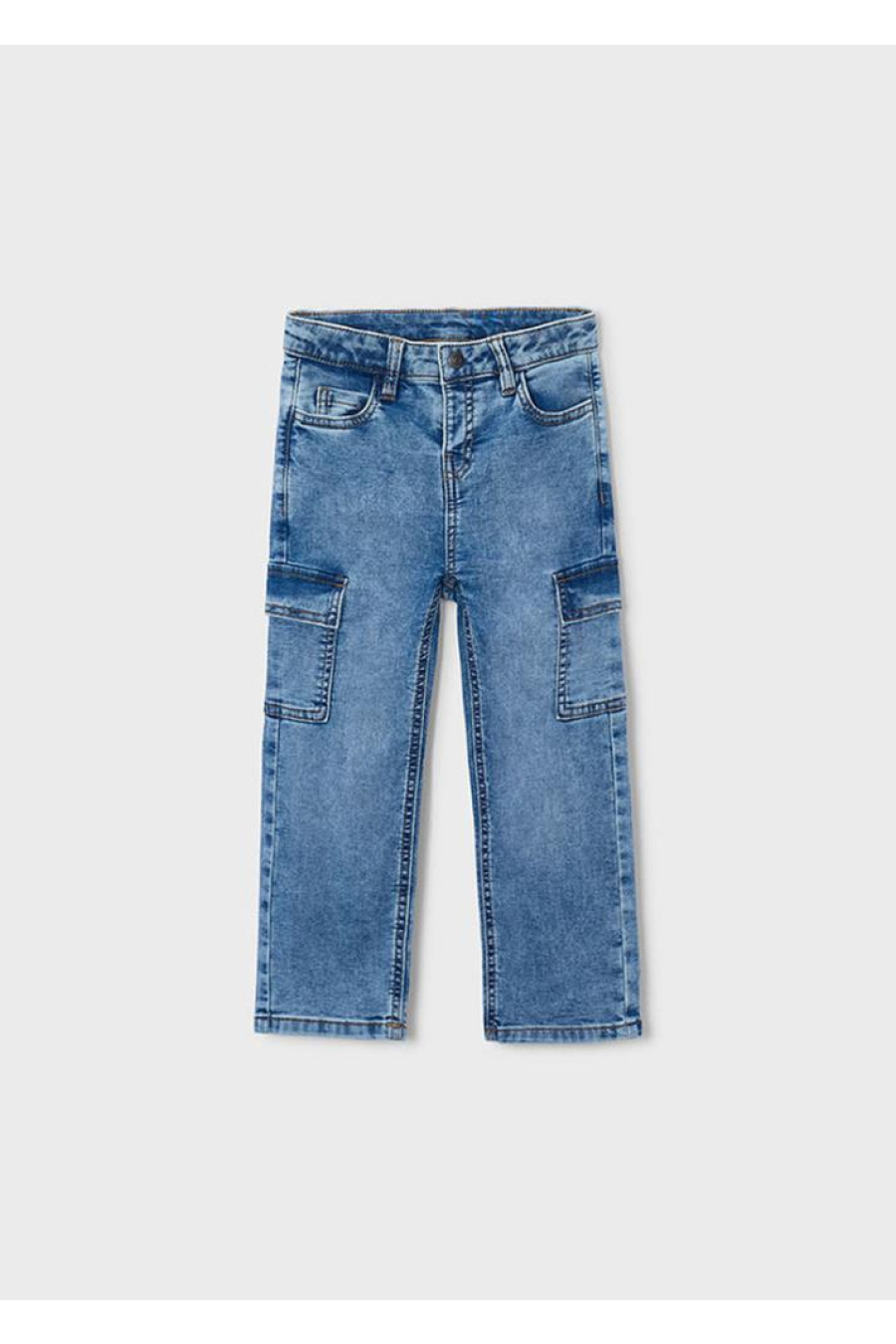 Mayoral Calça Soft Denim Cargo
