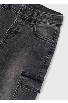 Mayoral Calça Soft Denim Cargo
