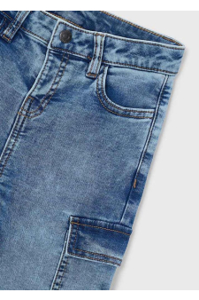 Mayoral Calça Soft Denim Cargo