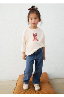 Mayoral Calça Denim Fantasia