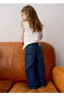 Mayoral Calça Denim Fantasia
