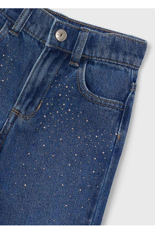 Mayoral Calça Denim Fantasia