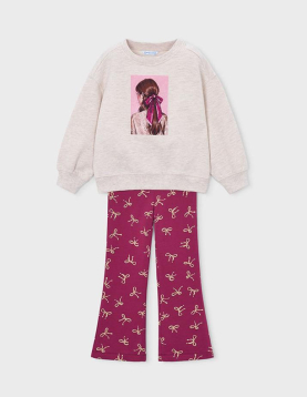 Mayoral Conj. Leggings Felpa Estampad