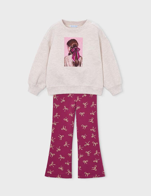 Mayoral Conj. Leggings Felpa Estampad